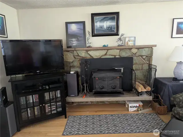 living room fireplace