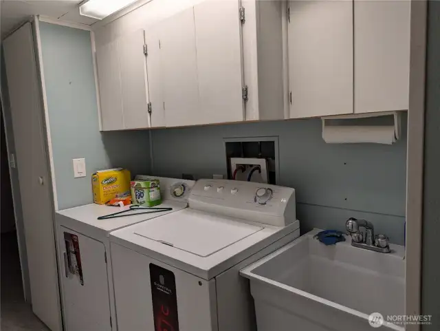 laundry area
