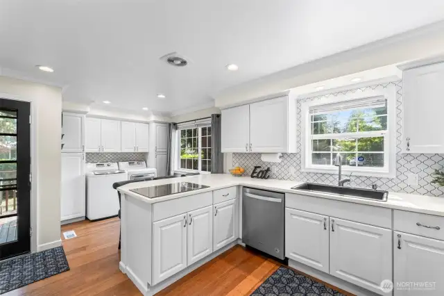 Updated Kitchen/Laundry Area