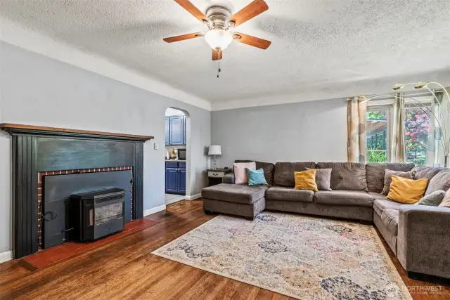 Living Room with Hardwood Floors
