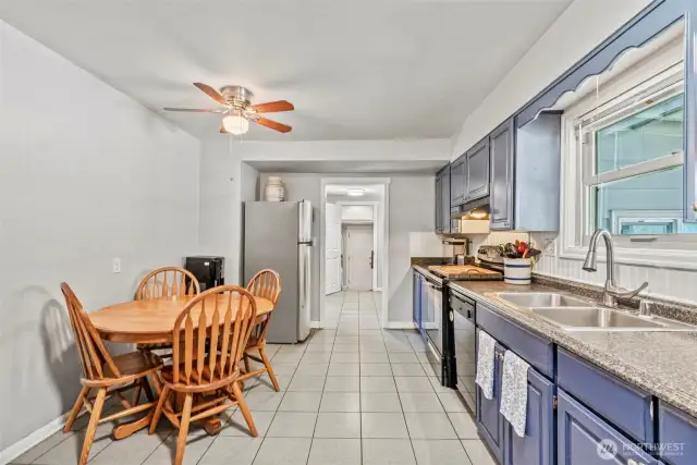 Kitchen and Dining Space