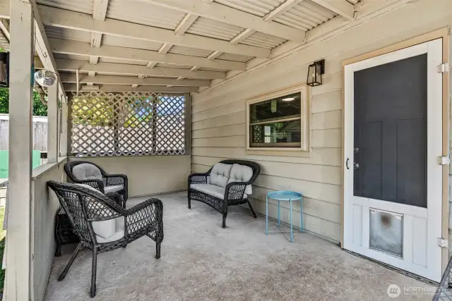 Covered Back Patio