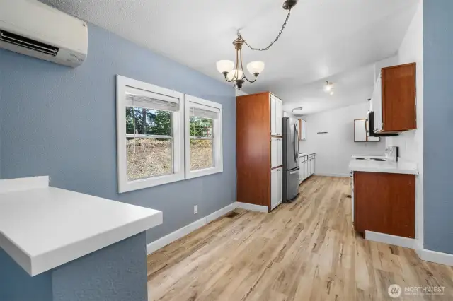 4 Energy efficient mini splits have been thoughtfully placed throughout the home for maximum year-round comfort.
