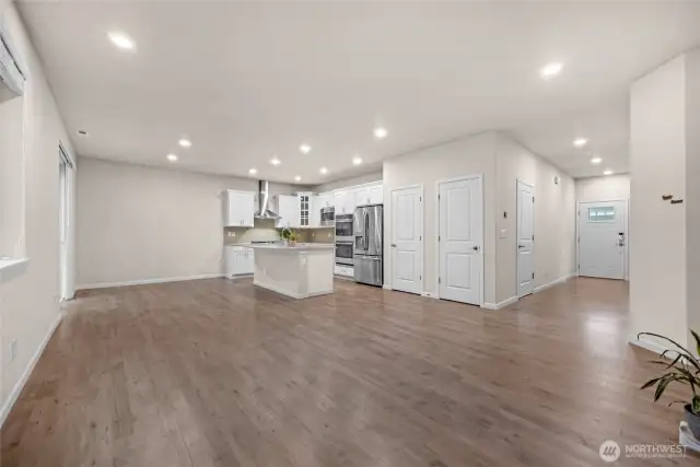 Empty living area space