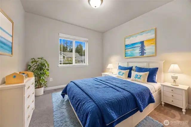 Bedroom #3 - Virtually staged