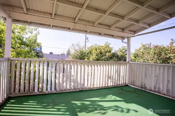 Deck from main bedroom