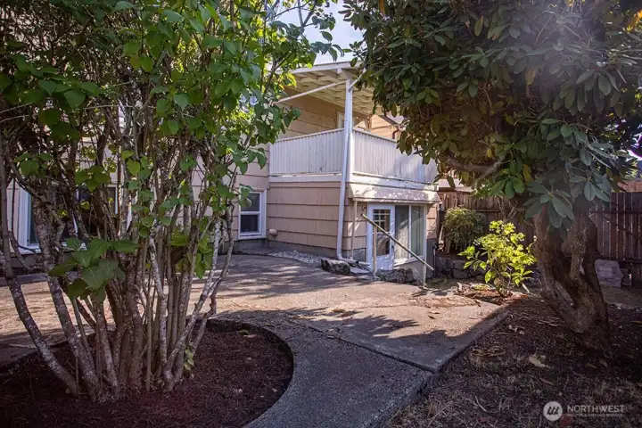 backyard - upper area