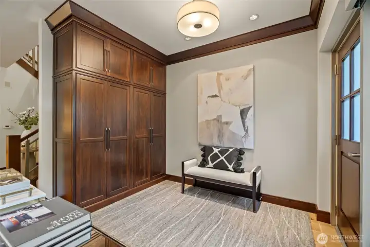 Spacious entry.