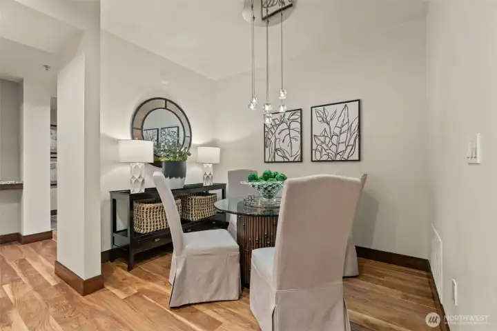 Breakfast nook.