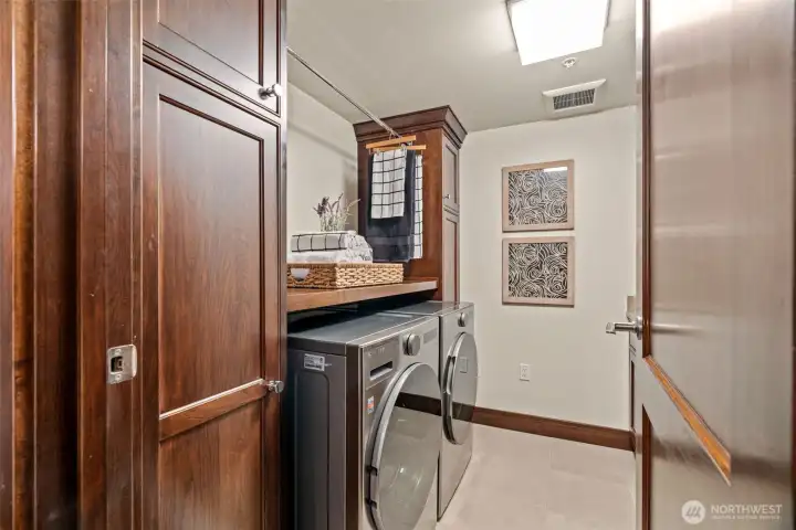 Laundry room.