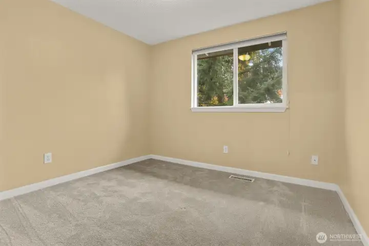Third bedroom on main floor