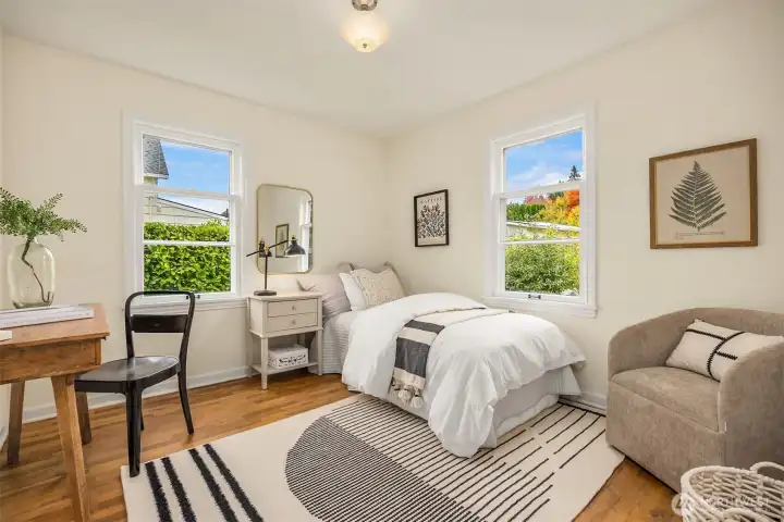 Flexible second bedroom.