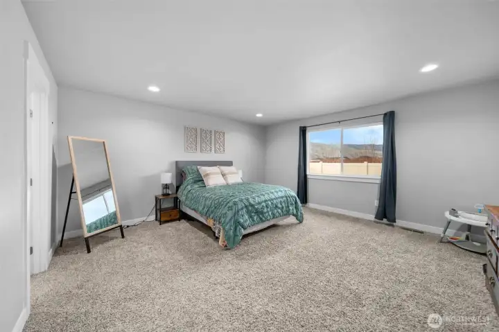 Large primary bedroom