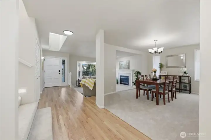 Looking Towards Front Door from the Kitchen