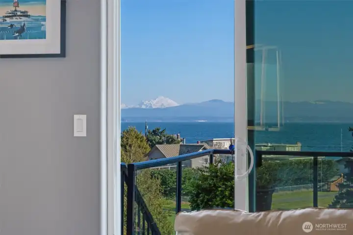 Soak in the views from the primary suite or sunny deck