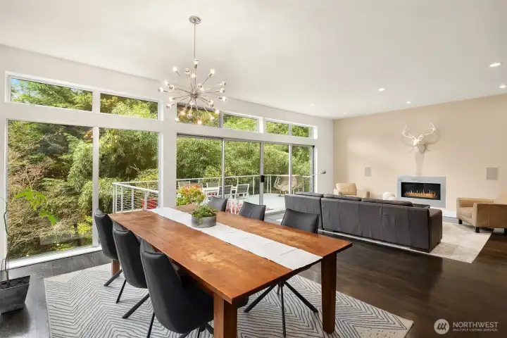 Open concept design encourages flow and conversation.