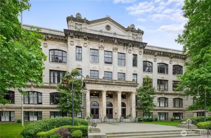 Welcome home to the historic Queen Anne High School, a truly distinctive place to live.