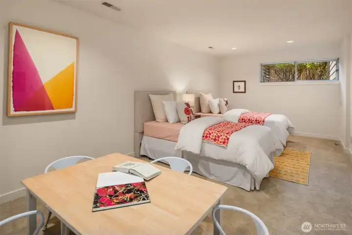 1 of 3 over-sized bedrooms in the lower level 1 of 3 over-sized bedrooms in the lower level