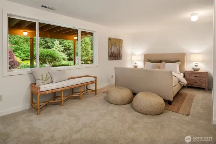 1 of 3 over-sized bedrooms in the lower level 1 of 3 over-sized bedrooms in the lower level