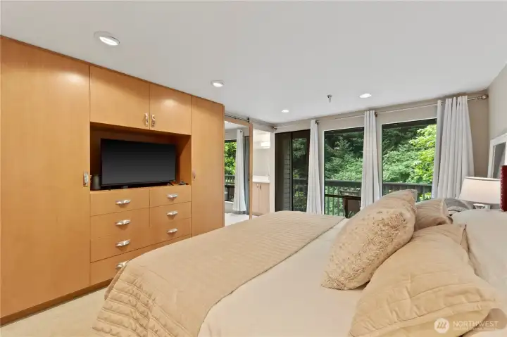 Primary Suite with private deck Primary Suite with private deck