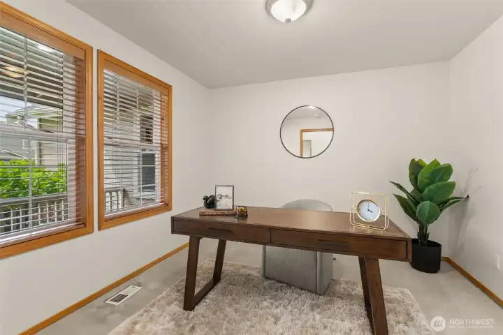 Office or 5th bedroom off of left side of entry