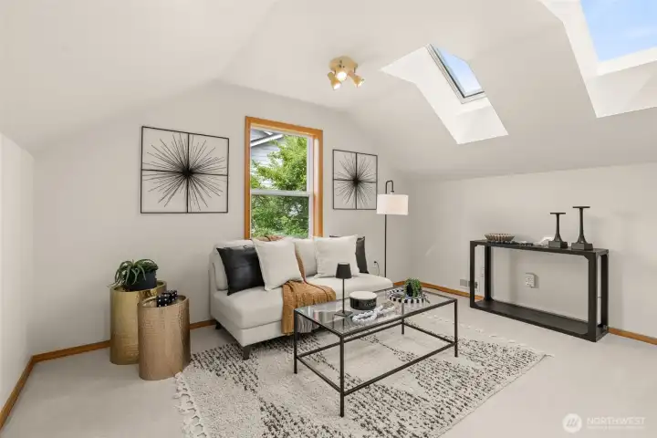 Bonus room off of Kitchen, separate stairs that go to this great space!
