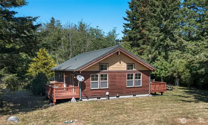 South-facing on the desirable West side of San Juan Island...