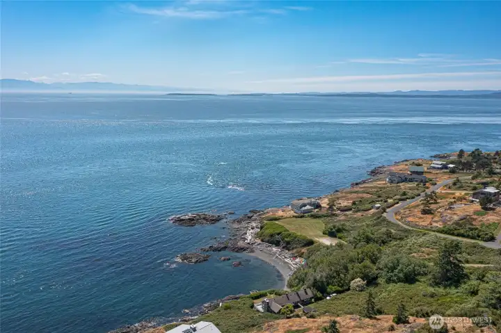 Located in the desirable Hannah Heights neighborhood on the West Side of the Island on the Haro Straits...