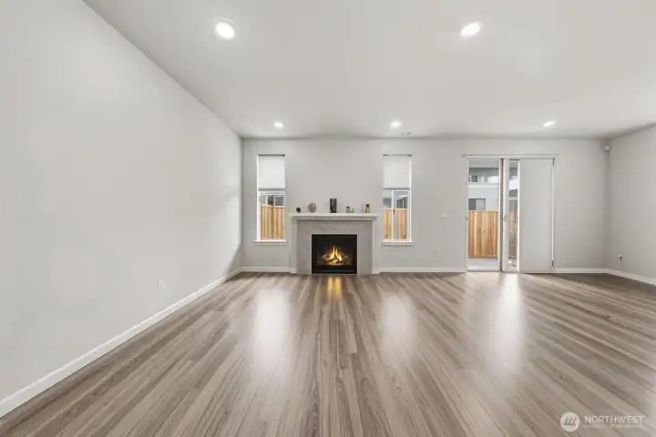 Living room - furniture virtually removed