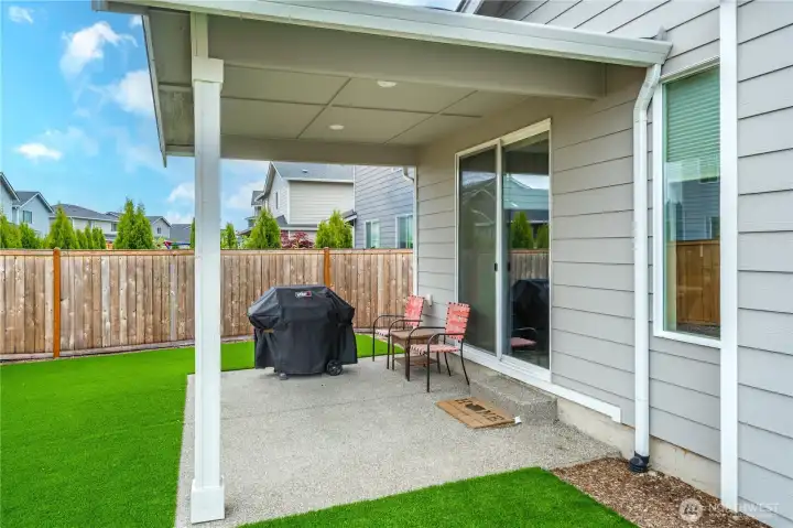 Covered patio
