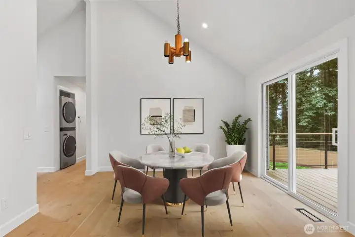 Dining room. Dining room.