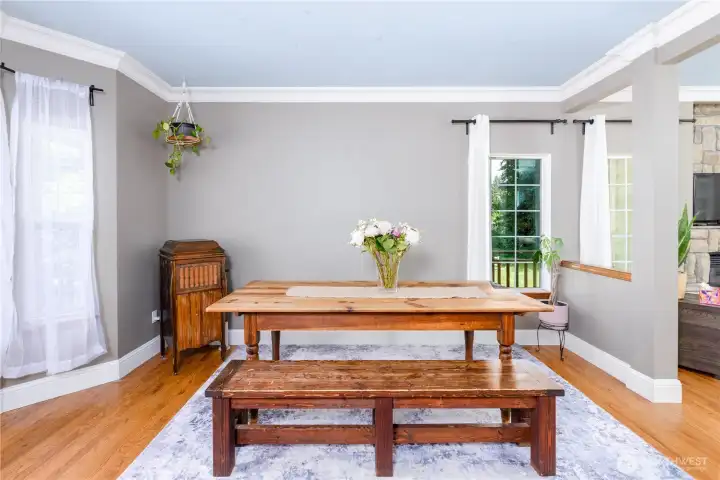 Large dining area