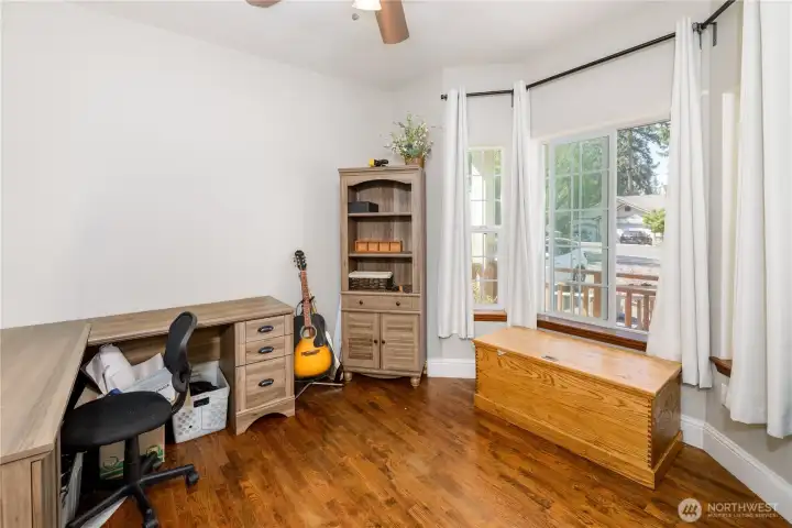 Main level bedroom used as office