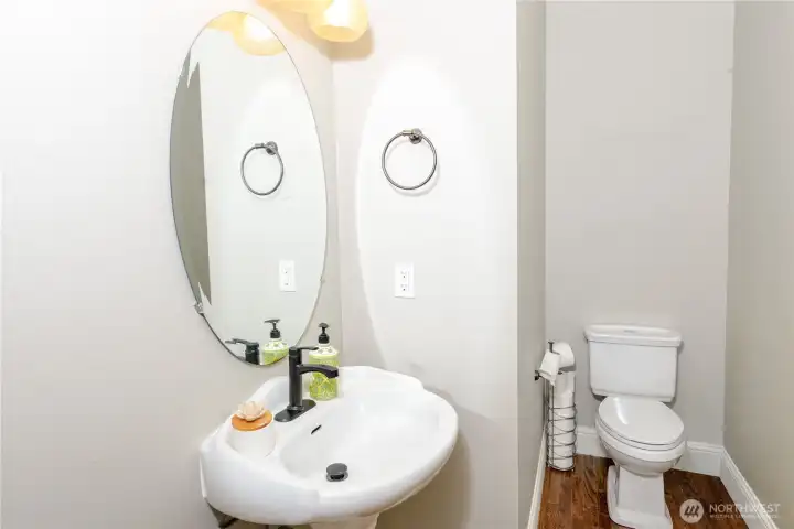 Main level half bath