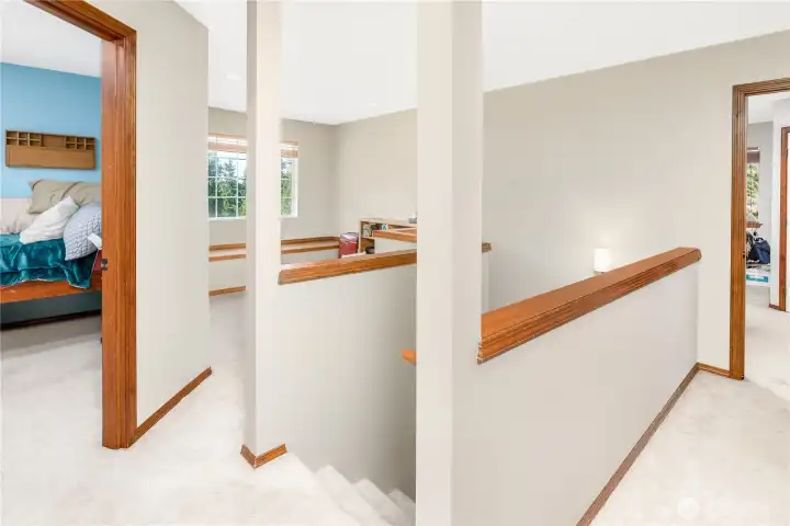 Upstairs landing