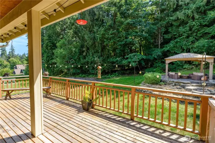 Covered back deck