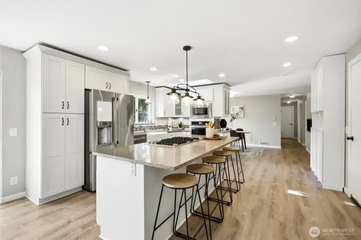 Fresh interior updates complement the home's timeless charm. Fresh interior updates complement the home's timeless charm.