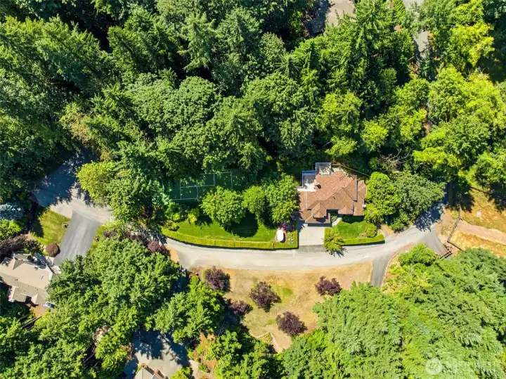 Aerial of home