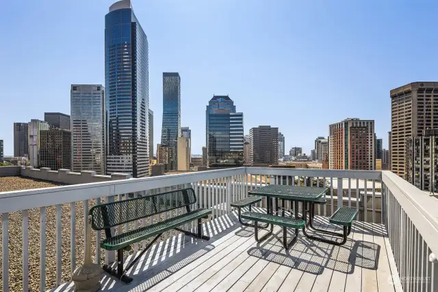 Second rooftop deck located on floor 15.