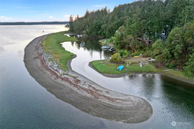 The self proclaimed "Rocky Bay Yacht Club" is just steps away from your front door. Beach access gives you the opportunity to picnic by the water, put in your kayaks for a quick paddle or sit with your favorite book for some R&R.