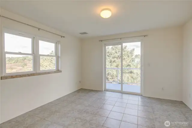 Guest bedroom on the top floor.