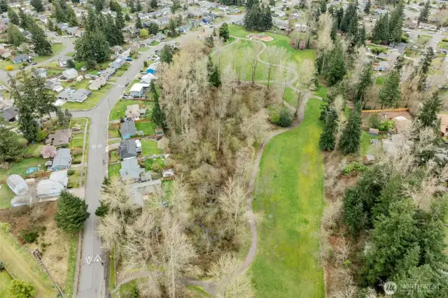 Close to nearby shopping, school and parks