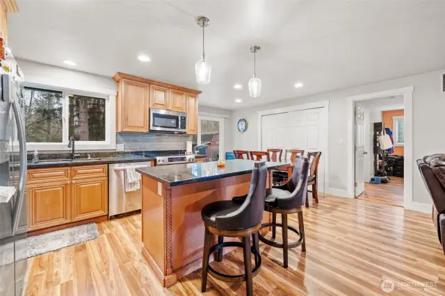 Kitchen with eating space