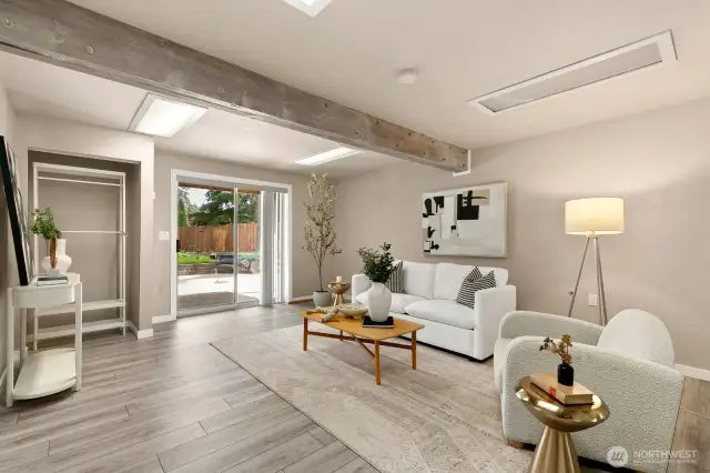 Lower level family room