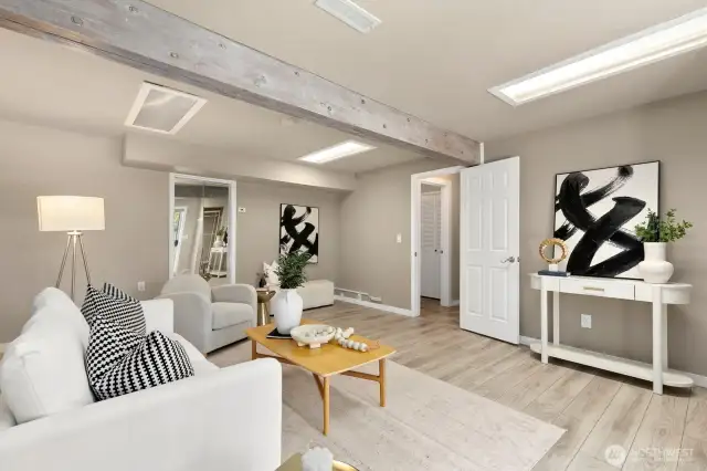 Lower level family room