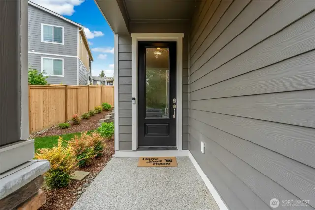Front door.