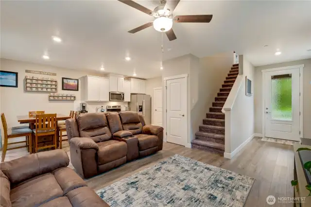 Ceiling fan.