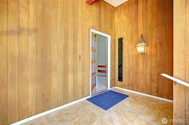 Main entry from exterior.