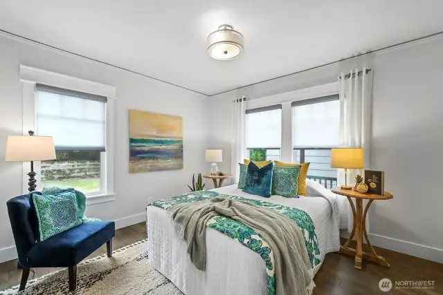 Main floor bedroom