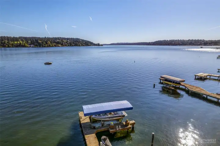Your Dock. Your Lake. Launch from your own backyard-this is true waterfront living on Lake Washington.